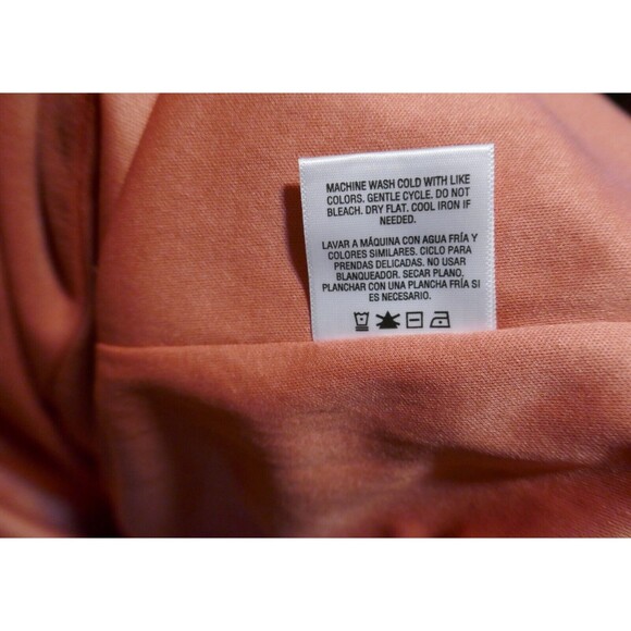 Simply Styled Lace Overlay Sheath Faded Rose Coral Cocktail Dress Size L NWT - Picture 11 of 11